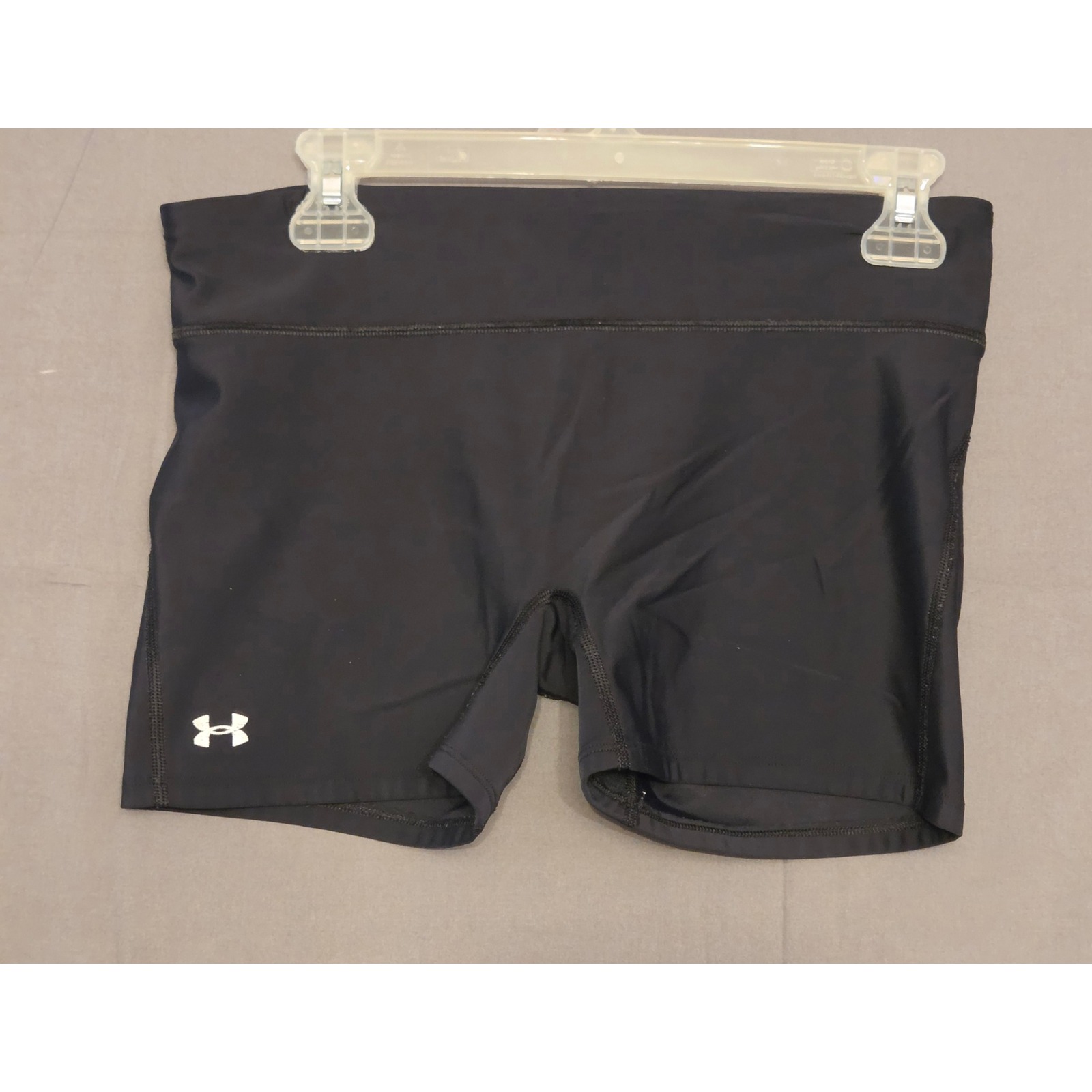 Under Armour Shortie Compression Shorts Women's Size Large Black